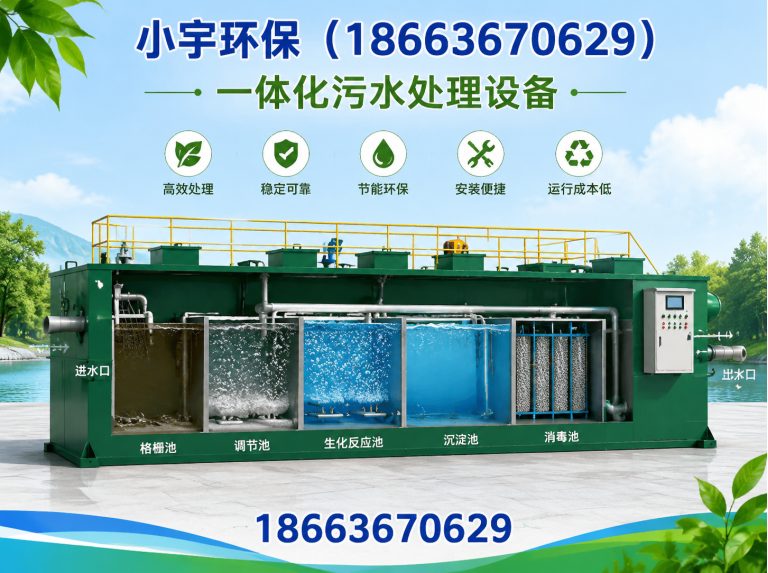 潍坊滨海经济技术开发区一体化污水处理设备展示图